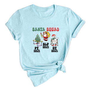 Comfort Colors ® Therapy Squad SLP OT PT Shirt, Therapy Christmas Squad, Occupational Therapy T-Shirt