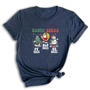 Comfort Colors ® Therapy Squad SLP OT PT Shirt, Therapy Christmas Squad, Occupational Therapy T-Shirt