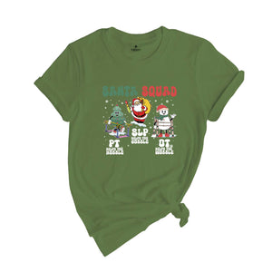 Comfort Colors ® Therapy Squad SLP OT PT Shirt, Therapy Christmas Squad, Occupational Therapy T-Shirt