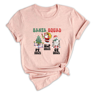 Comfort Colors ® Therapy Squad SLP OT PT Shirt, Therapy Christmas Squad, Occupational Therapy T-Shirt