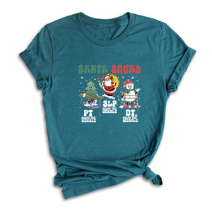 Comfort Colors ® Therapy Squad SLP OT PT Shirt, Therapy Christmas Squad, Occupational Therapy T-Shirt