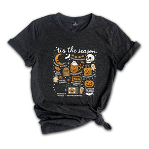 Comfort Colors ® Tis' The Season Shirt, Gift For Retro Halloween Shirt, Autumn Vibes Shirt, Spooky Season Tee
