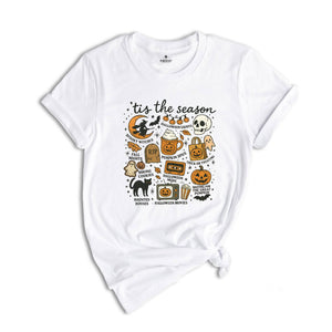 Comfort Colors ® Tis' The Season Shirt, Gift For Retro Halloween Shirt, Autumn Vibes Shirt, Spooky Season Tee