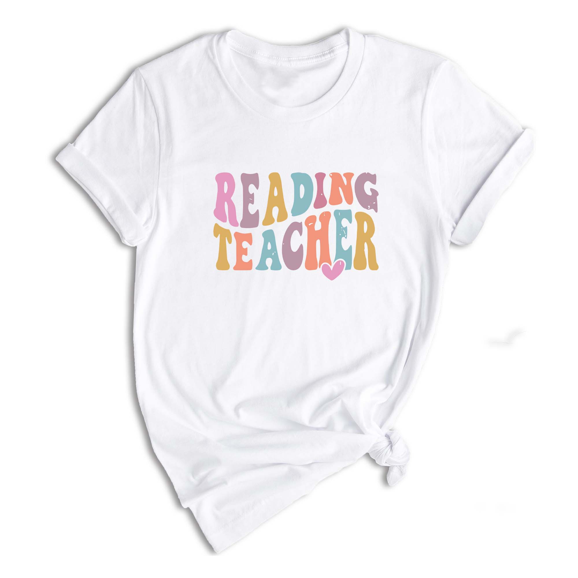 Comfort Colors Reading Teacher Shirt, Gift for Reading Teacher, Tshirt, Reading Teacher T-shirt, Retro Reading Teacher Tee