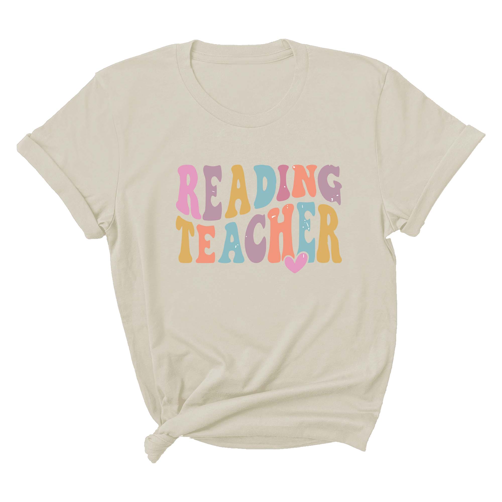 Comfort Colors Reading Teacher Shirt, Gift for Reading Teacher, Tshirt, Reading Teacher T-shirt, Retro Reading Teacher Tee
