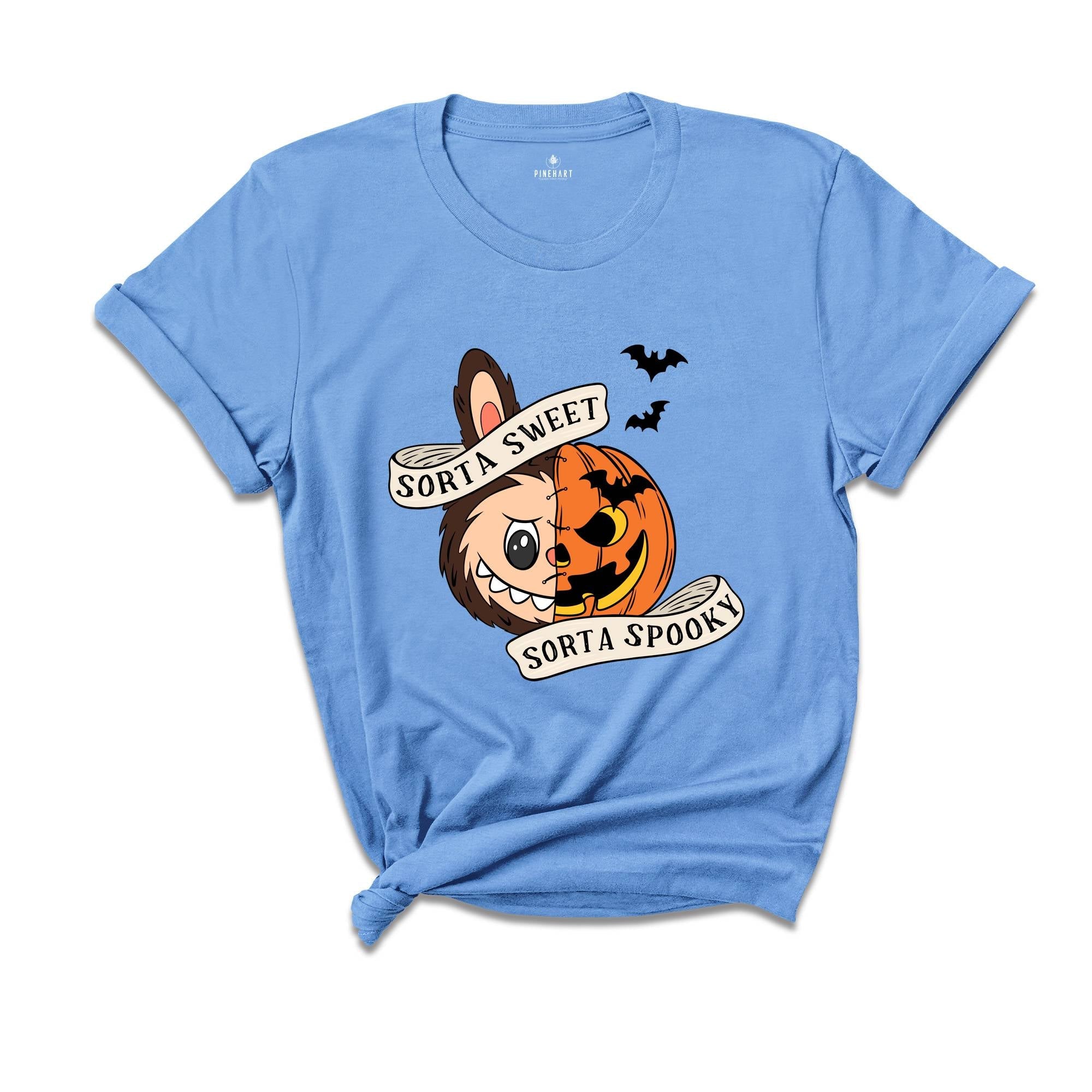 Comfort Colors Sorta Sweet Sorta Spooky Labubu Shirt, Funny Pumpkin Tee, Labubu Shirt, Cute Halloween T-Shirt, Spooky Season Sweatshirt, Fall Tee
