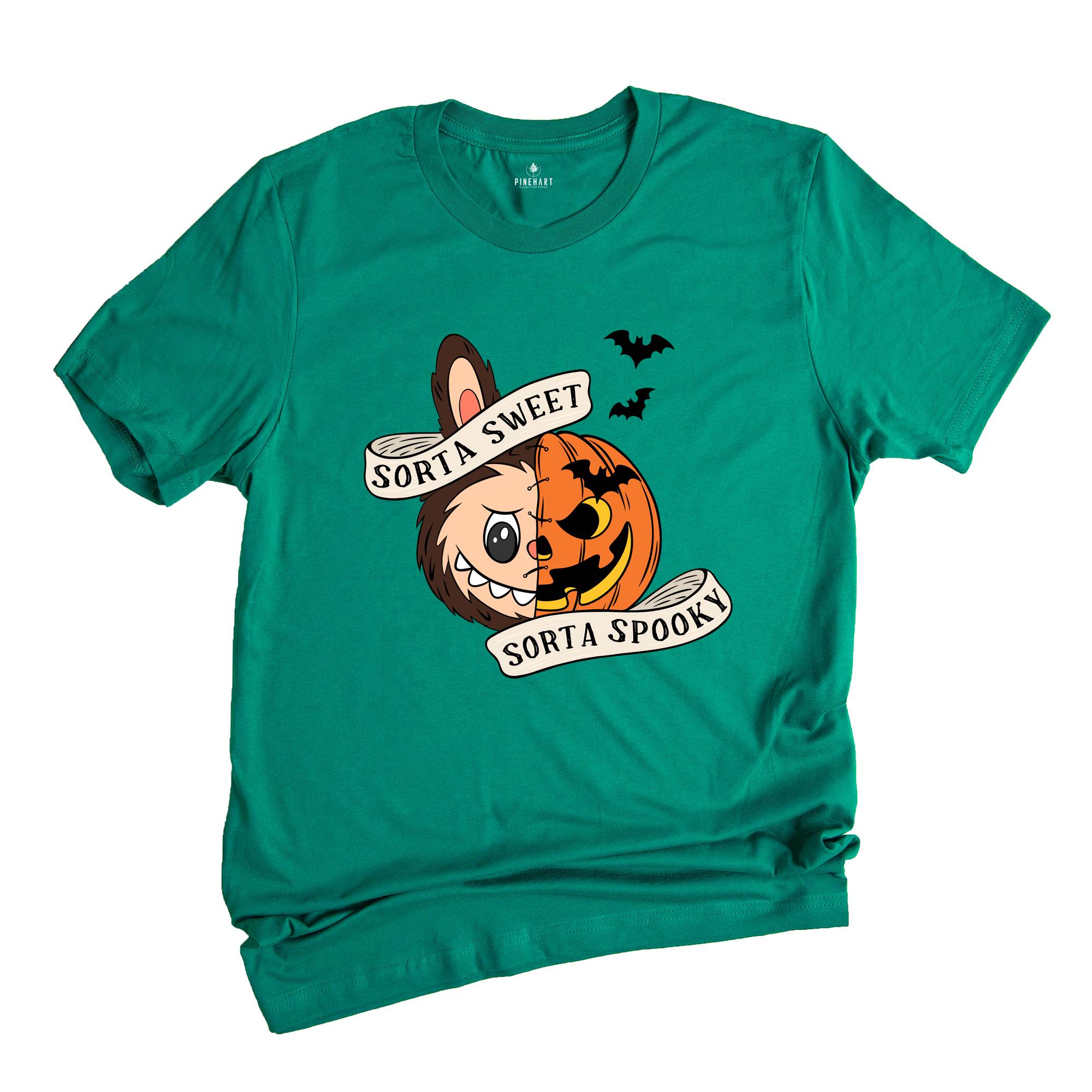 Comfort Colors Sorta Sweet Sorta Spooky Labubu Shirt, Funny Pumpkin Tee, Labubu Shirt, Cute Halloween T-Shirt, Spooky Season Sweatshirt, Fall Tee