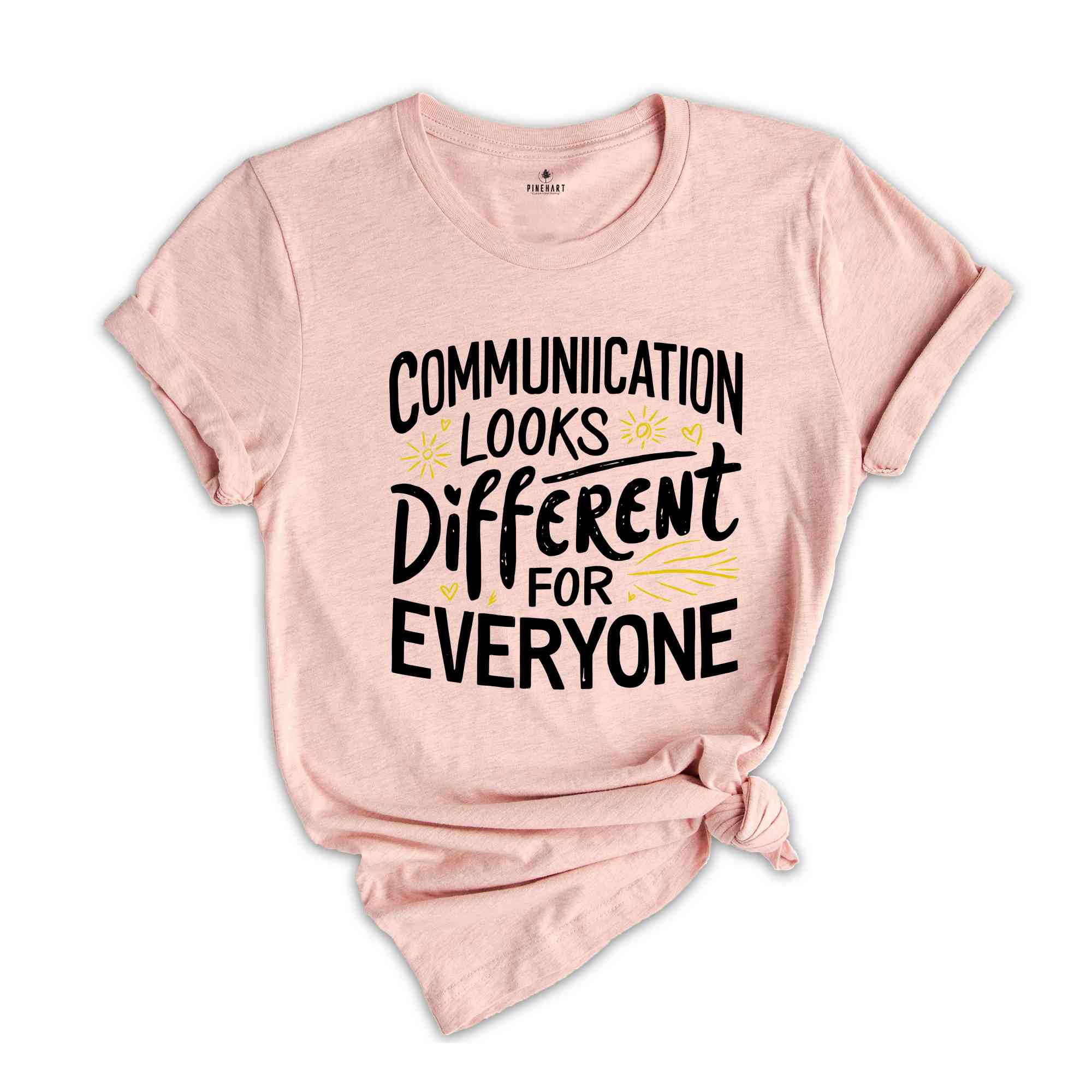 Communication Looks Different For Everyone Shirt, SLP Speech Therapist Shirt, Speech Language Gift, Speech Pathologist Shirt