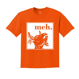 Cool Goat Shirt, Meh Goat T-Shirt, Funny Animal Shirt, Farm Animal Tee, The Goat T-Shirt, Cool Animal Gifts