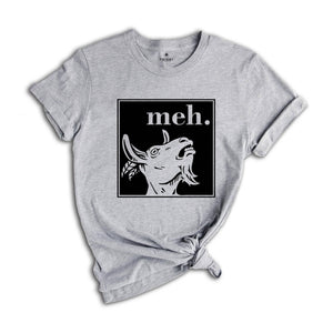 Cool Goat Shirt, Meh Goat T-Shirt, Funny Animal Shirt, Farm Animal Tee, The Goat T-Shirt, Cool Animal Gifts