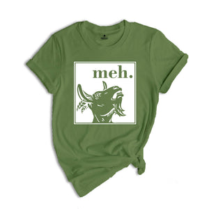 Cool Goat Shirt, Meh Goat T-Shirt, Funny Animal Shirt, Farm Animal Tee, The Goat T-Shirt, Cool Animal Gifts