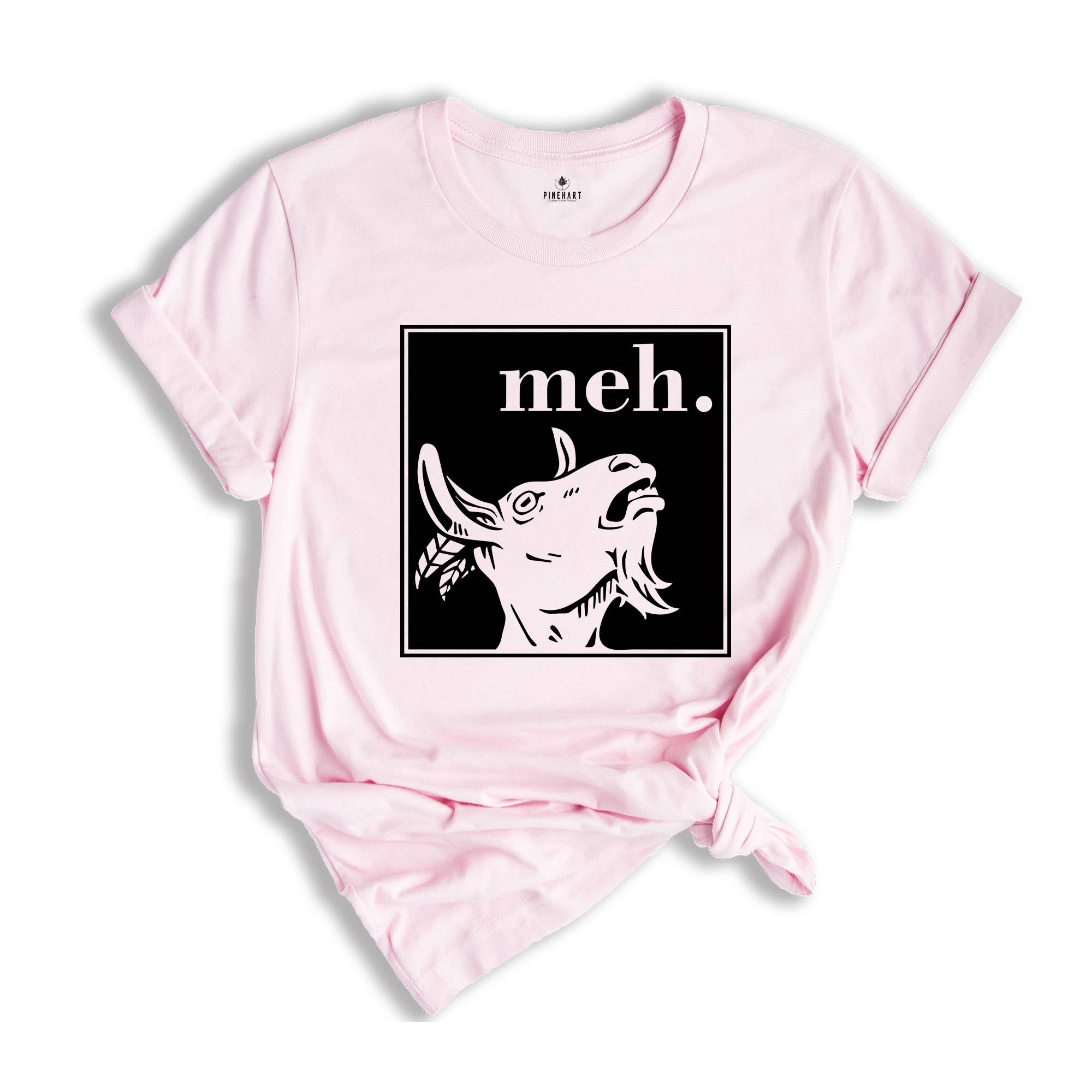 Cool Goat Shirt, Meh Goat T-Shirt, Funny Animal Shirt, Farm Animal Tee, The Goat T-Shirt, Cool Animal Gifts