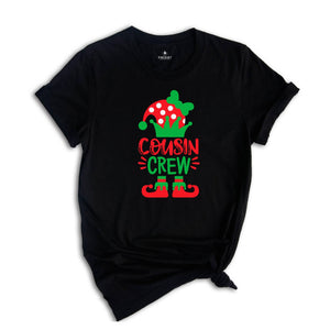 Cousin Crew Elf Shirt, Christmas Family Tee, Matching Christmas T-Shirt, Elf Squad Tee, Christmas Crew Shirt