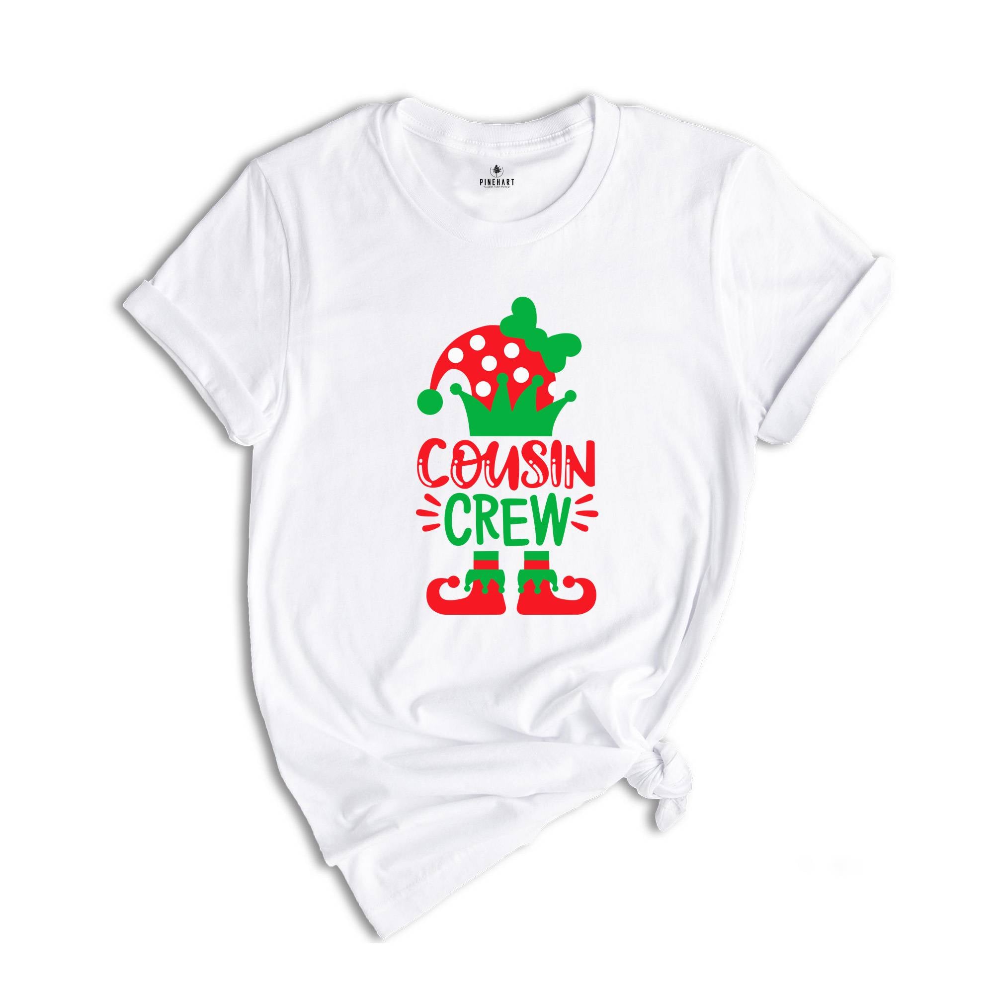Cousin Crew Elf Shirt, Christmas Family Tee, Matching Christmas T-Shirt, Elf Squad Tee, Christmas Crew Shirt