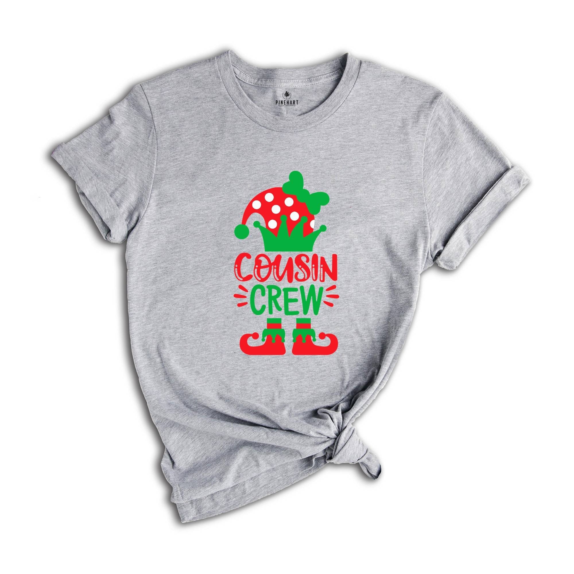 Cousin Crew Elf Shirt, Christmas Family Tee, Matching Christmas T-Shirt, Elf Squad Tee, Christmas Crew Shirt