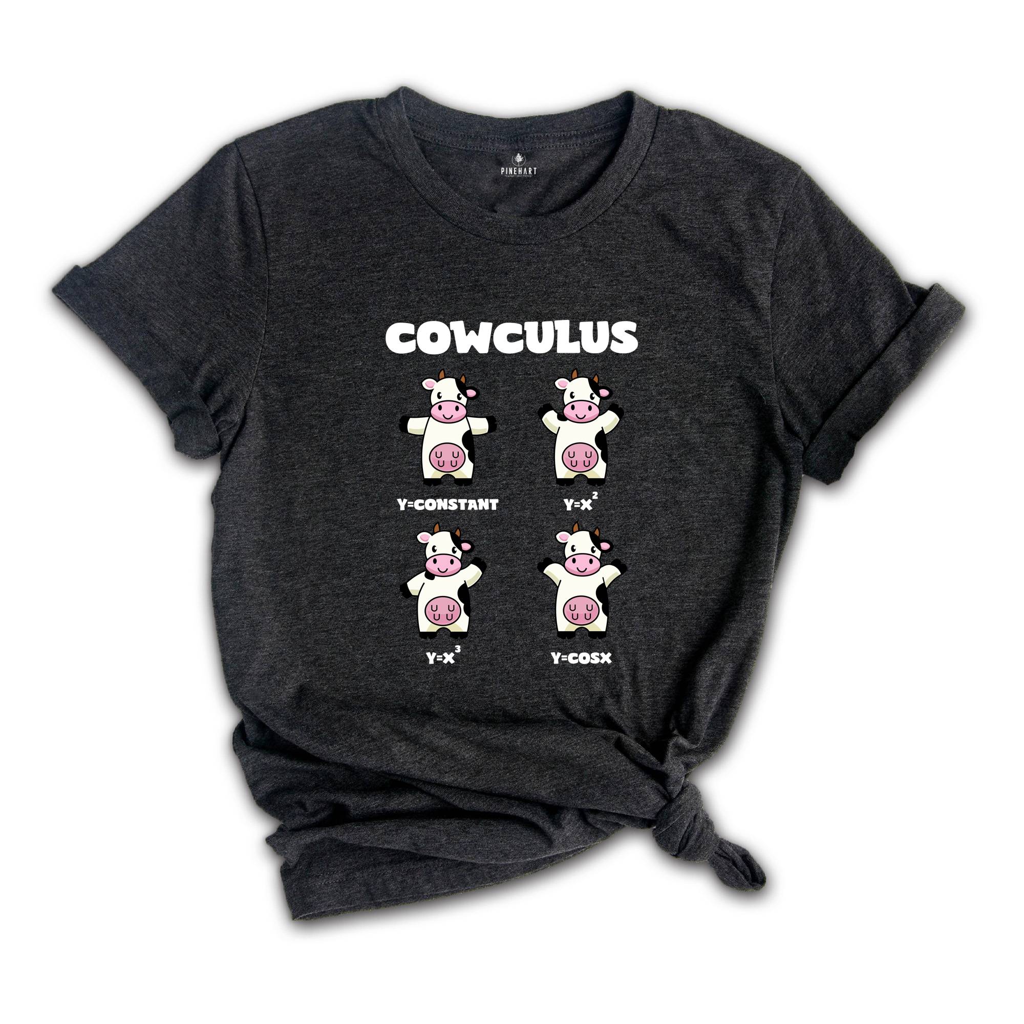 Cowculus Funny Math Shirt, Math Teacher T-Shirt, Math Teacher Gift, Geometry Teacher Gift, Nerdy Shirt, Funny Science Shirt