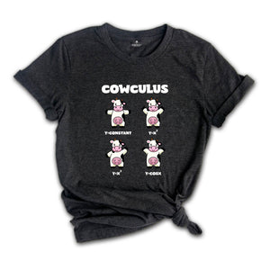 Cowculus Funny Math Shirt, Math Teacher T-Shirt, Math Teacher Gift, Geometry Teacher Gift, Nerdy Shirt, Funny Science Shirt