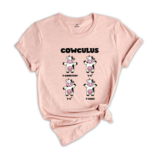 Cowculus Funny Math Shirt, Math Teacher T-Shirt, Math Teacher Gift, Geometry Teacher Gift, Nerdy Shirt, Funny Science Shirt