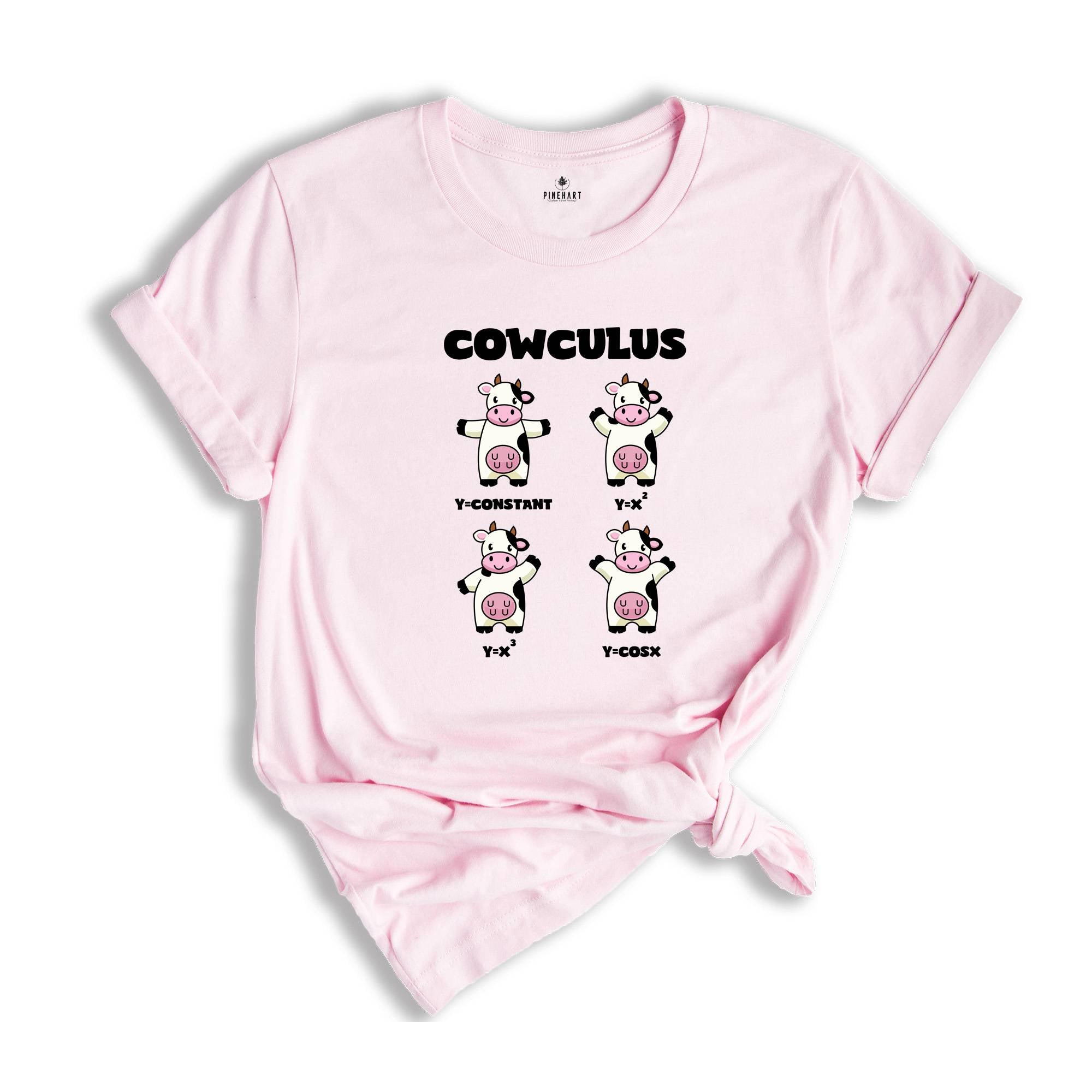 Cowculus Funny Math Shirt, Math Teacher T-Shirt, Math Teacher Gift, Geometry Teacher Gift, Nerdy Shirt, Funny Science Shirt