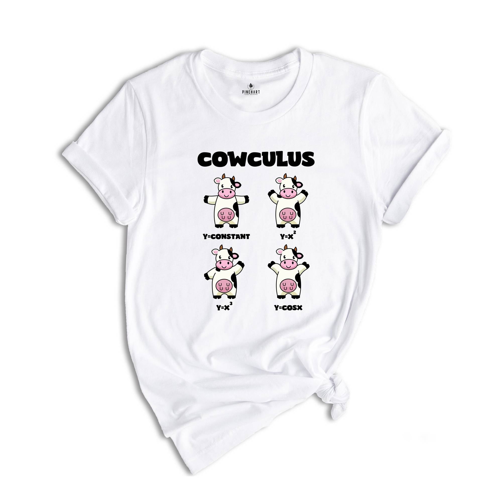 Cowculus Funny Math Shirt, Math Teacher T-Shirt, Math Teacher Gift, Geometry Teacher Gift, Nerdy Shirt, Funny Science Shirt