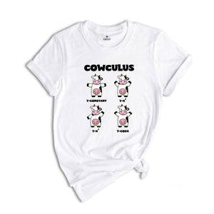 Cowculus Funny Math Shirt, Math Teacher T-Shirt, Math Teacher Gift, Geometry Teacher Gift, Nerdy Shirt, Funny Science Shirt