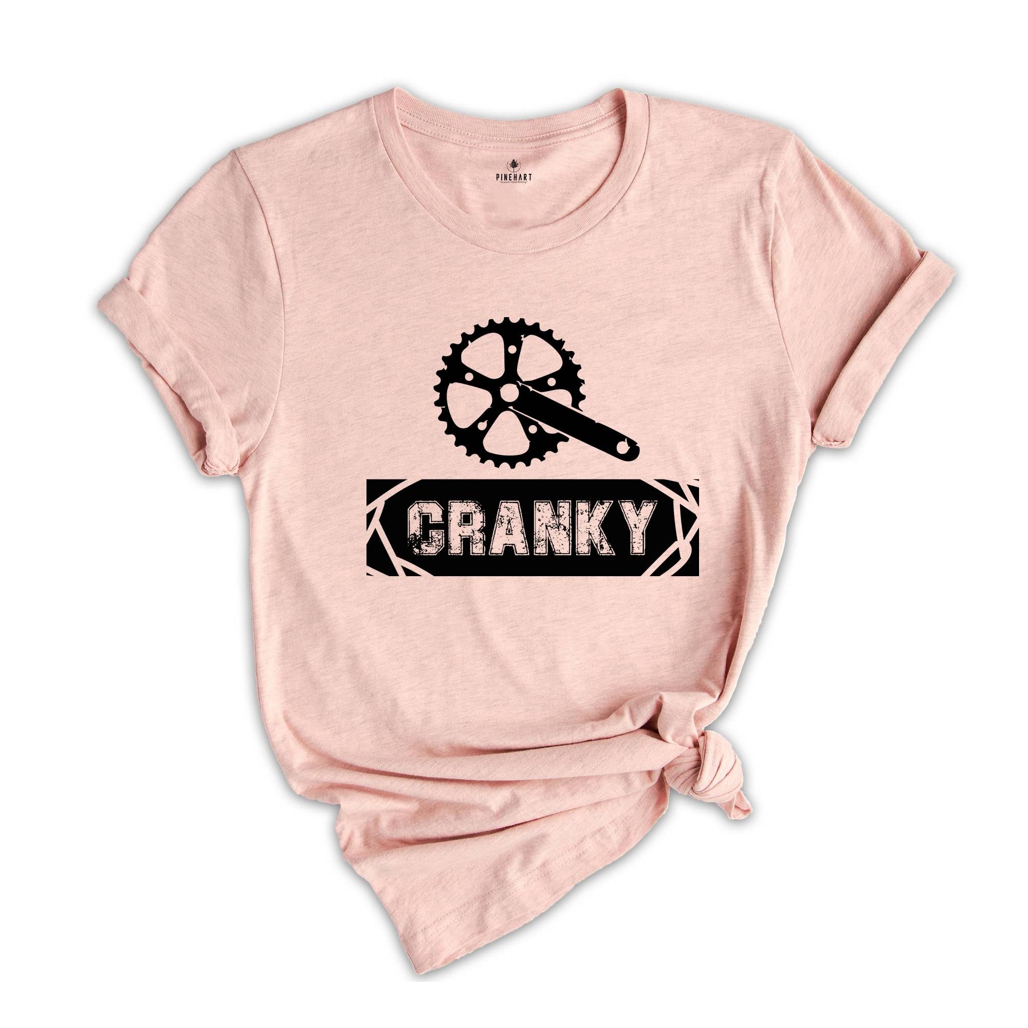 Cranky Shirt, Funny Bike T-Shirt, Cycling Shirt, Bike Lover Tee, Cyclist Clothes, Mountain Bike Shirt, Father Day Shirt