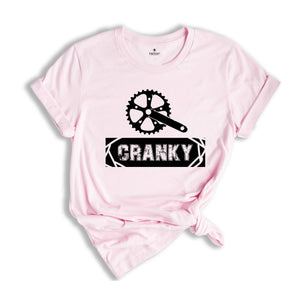Cranky Shirt, Funny Bike T-Shirt, Cycling Shirt, Bike Lover Tee, Cyclist Clothes, Mountain Bike Shirt, Father Day Shirt