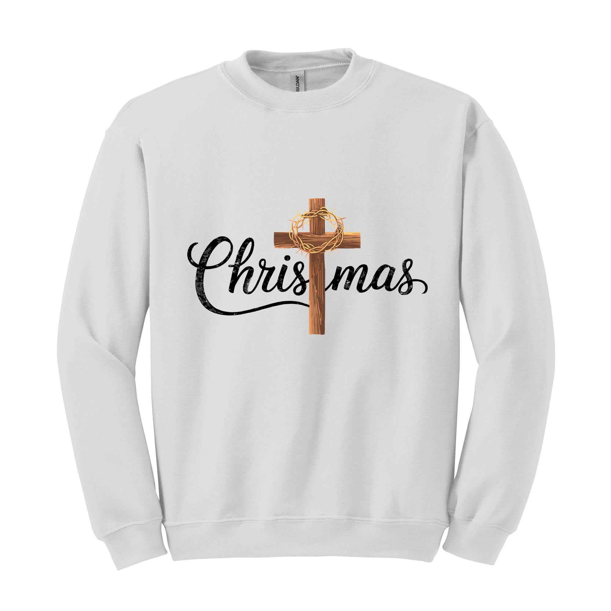 Cross Christmas Sweatshirt, Jesus Christ Hoodie, Religious Hoodie, Merry Hoodie, Family Christmas Hoodie, Faith Christ Hoodie