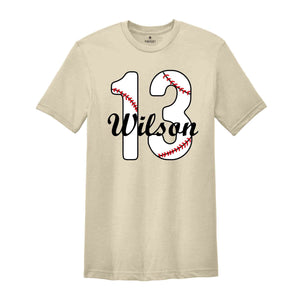 Custom Baseball Jersey Shirt, Custom Baseball Shirt, Personalized Baseball Mom Shirt, Custom Baseball Player Gifts