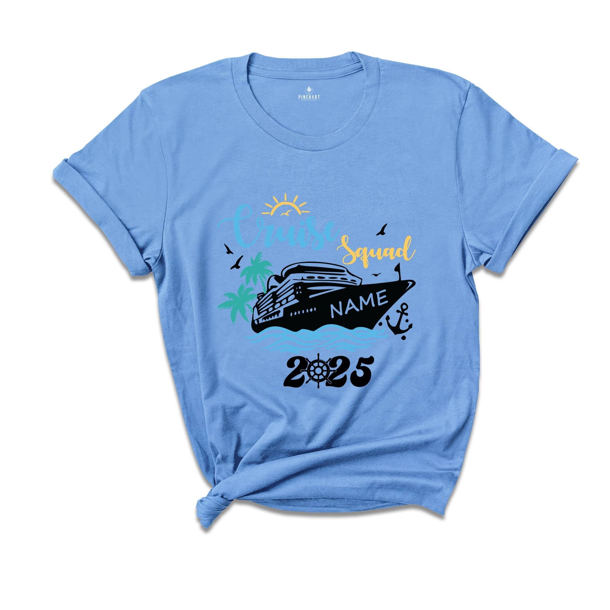 Custom Cruise Squad 2025 T-Shirt, Custom Cruise Squad Shirt, Custom Cruise Squad, Family Cruise Trip, Cruise Squad 2025