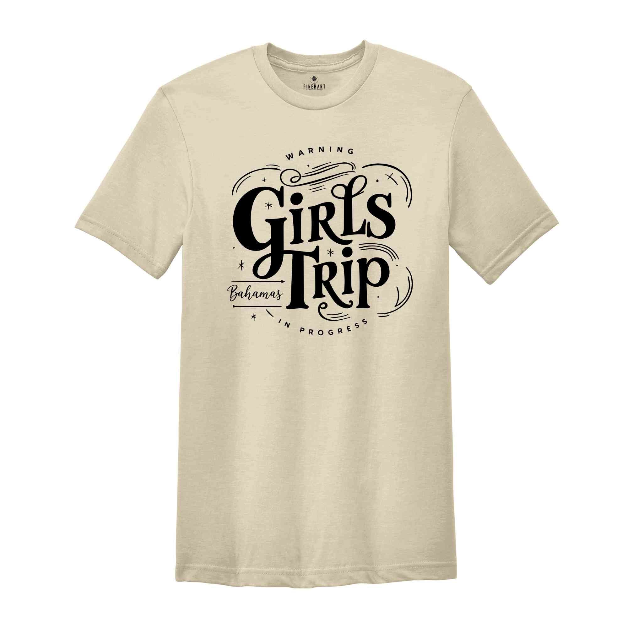 Custom Destination Girls Trip T-Shirts, Camping Buddies, Gift Shirt ...