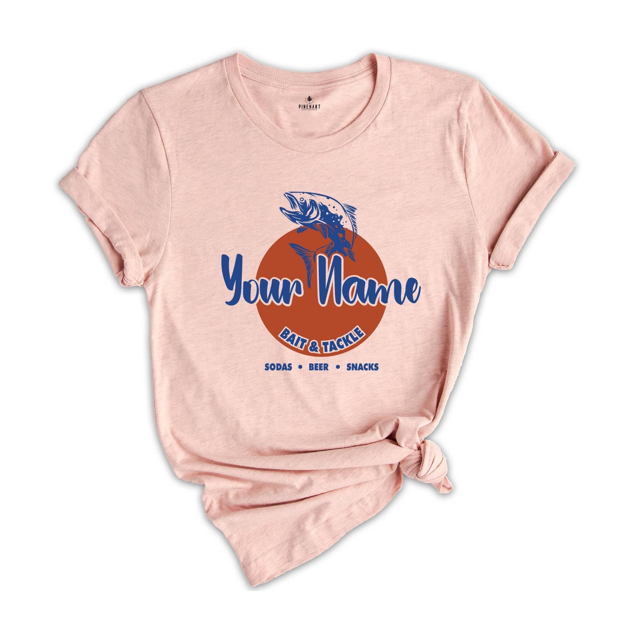 Custom Fishing Shirt, Custom Fishing Tee, Custom Dad Gift, Custom Mom Shirt, Fishing T-Shirt, Fisherman Gift