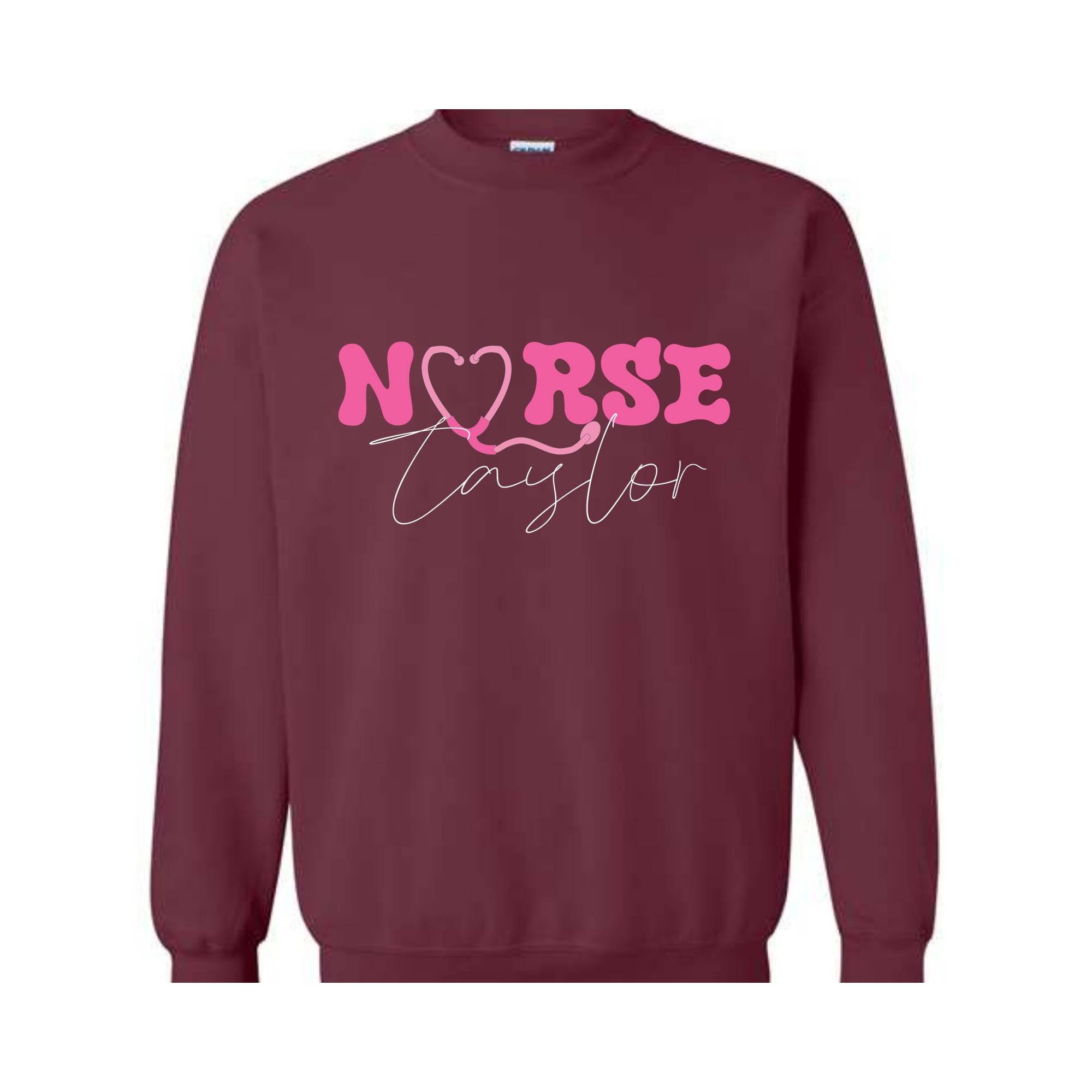 Custom In My Nurse Era Sweatshirt, Personalized Gift For Nurse Sweatshirt, Cool Nurse Sweatshirt, Registered Nurse, ER Nurse