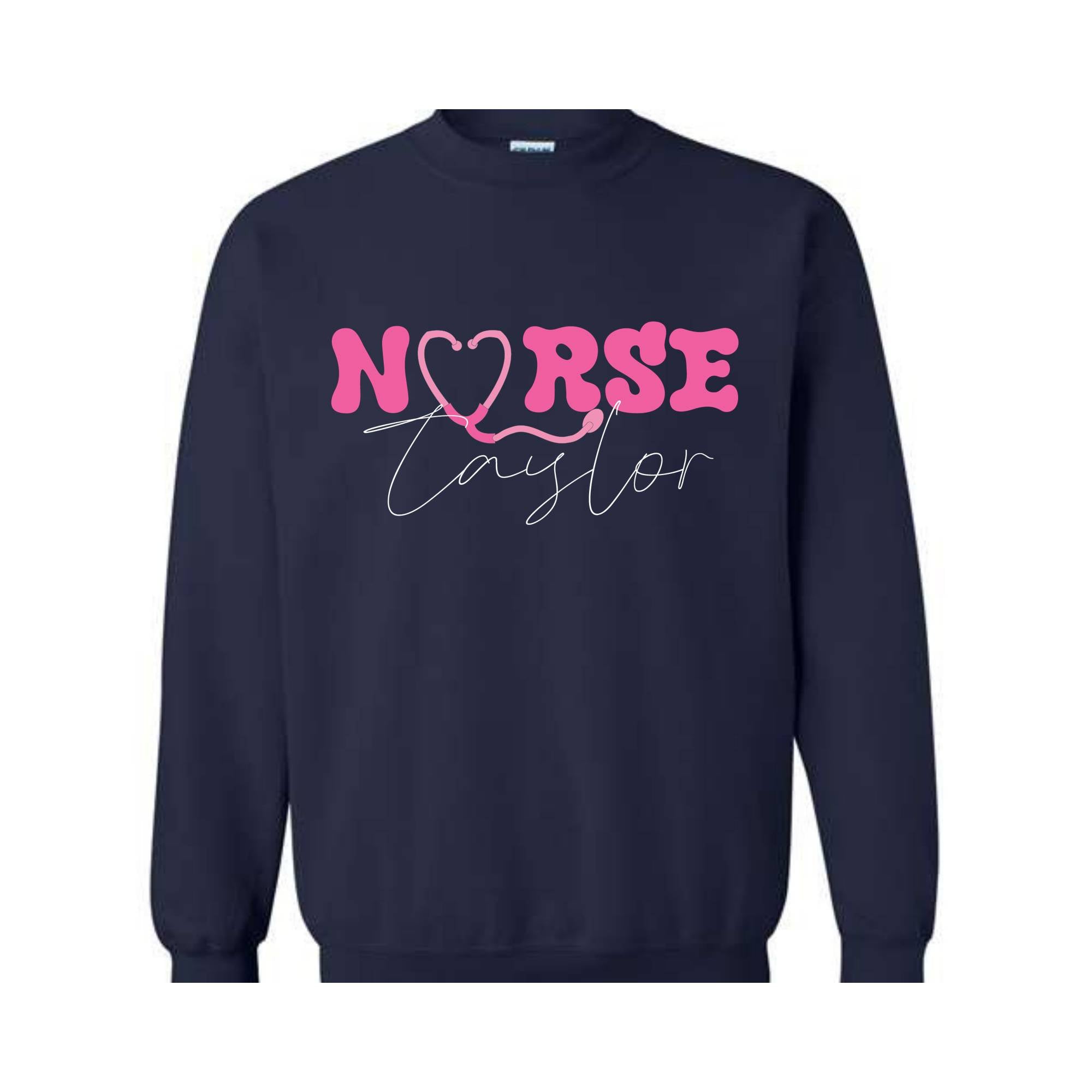 Custom In My Nurse Era Sweatshirt, Personalized Gift For Nurse Sweatshirt, Cool Nurse Sweatshirt, Registered Nurse, ER Nurse