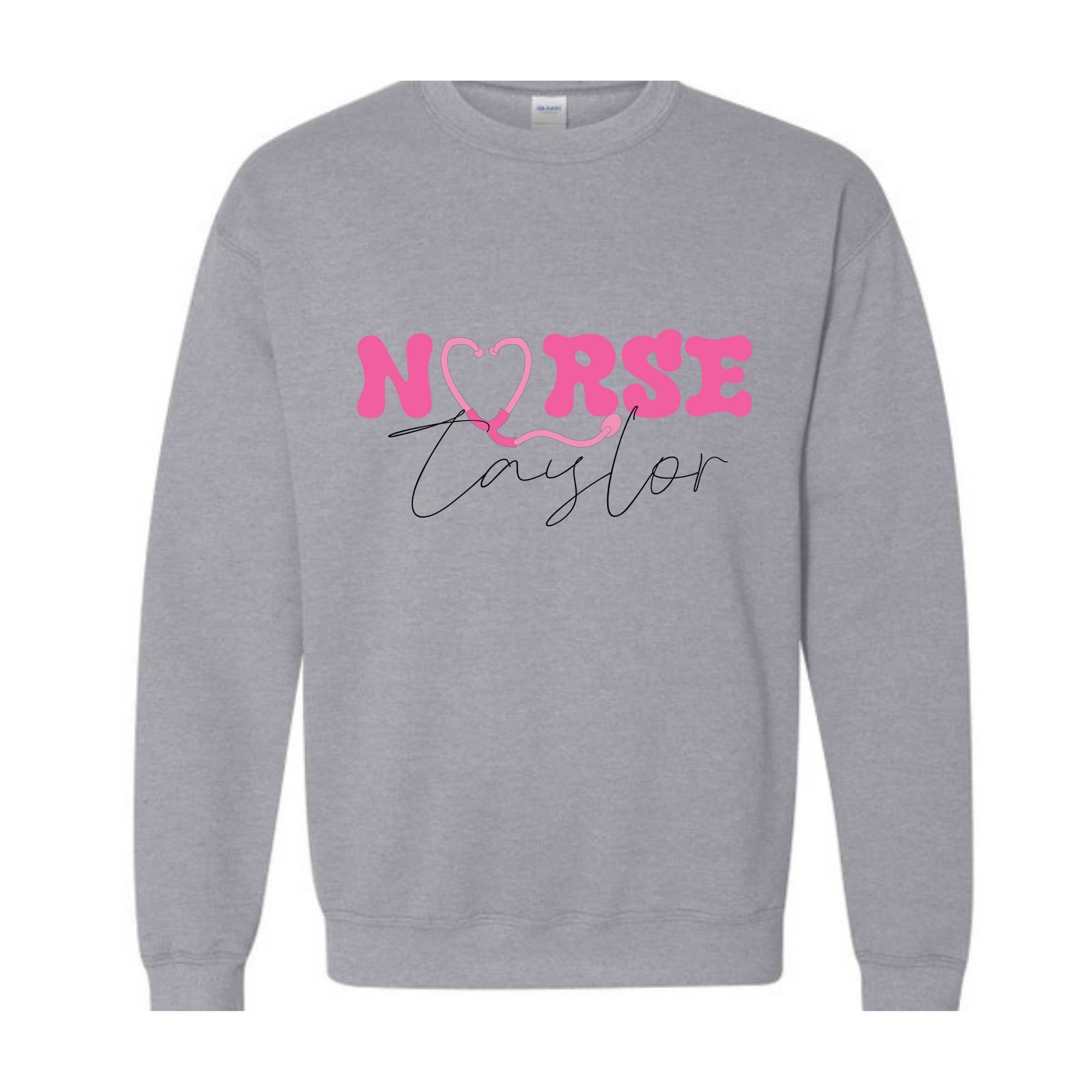 Custom In My Nurse Era Sweatshirt, Personalized Gift For Nurse Sweatshirt, Cool Nurse Sweatshirt, Registered Nurse, ER Nurse