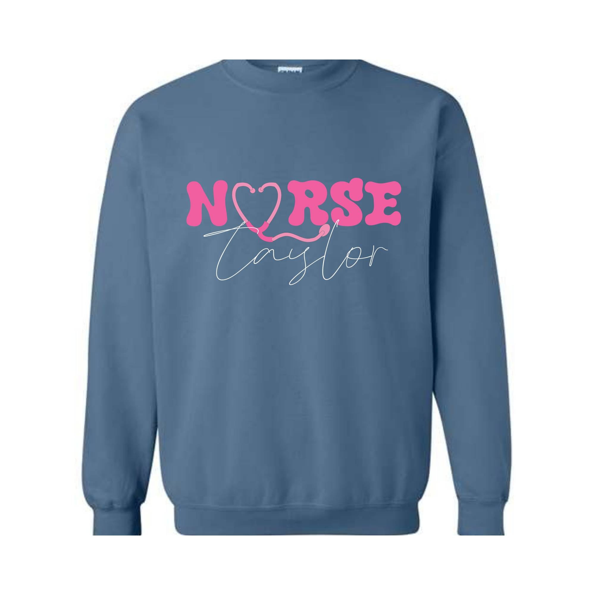 Custom In My Nurse Era Sweatshirt, Personalized Gift For Nurse Sweatshirt, Cool Nurse Sweatshirt, Registered Nurse, ER Nurse