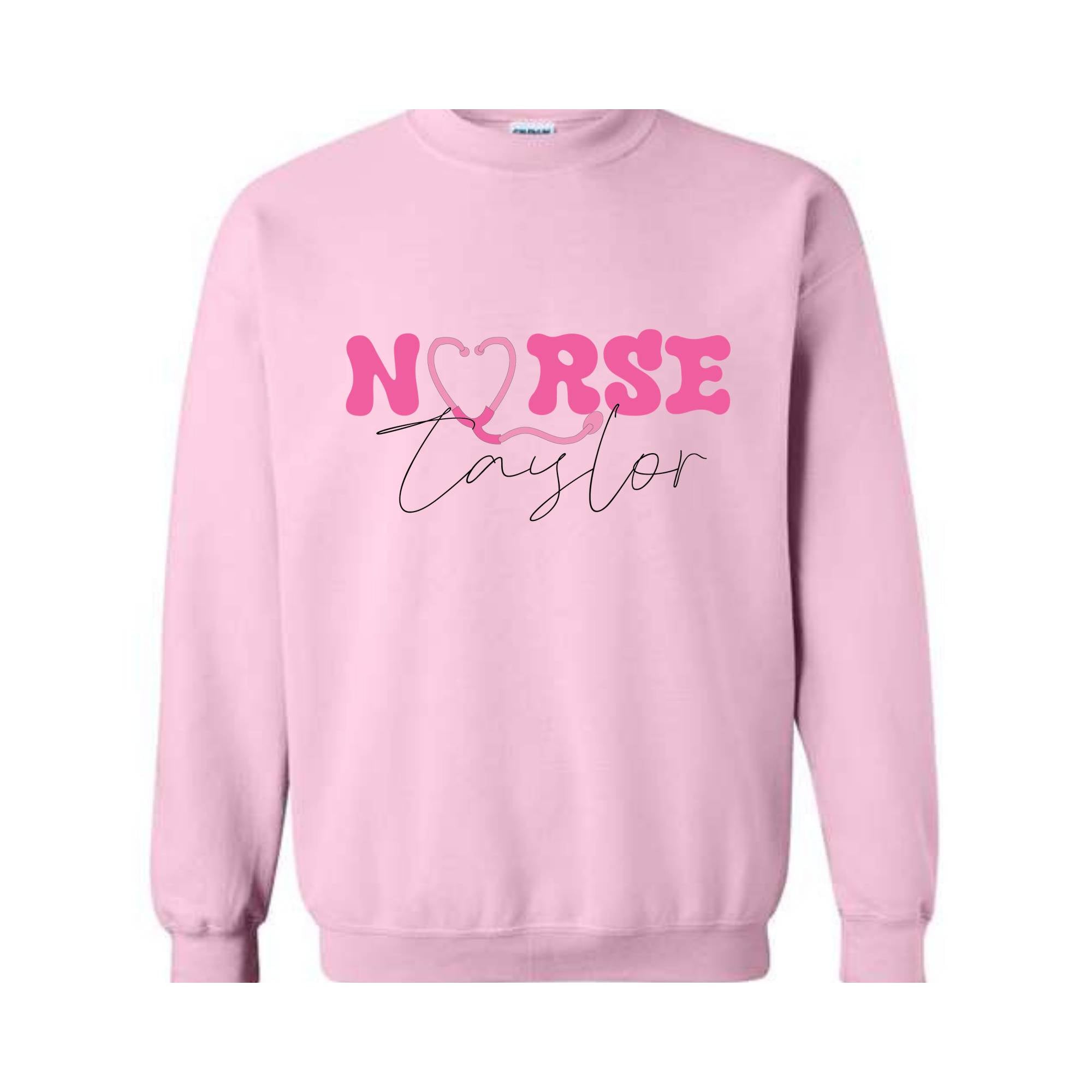 Custom In My Nurse Era Sweatshirt, Personalized Gift For Nurse Sweatshirt, Cool Nurse Sweatshirt, Registered Nurse, ER Nurse
