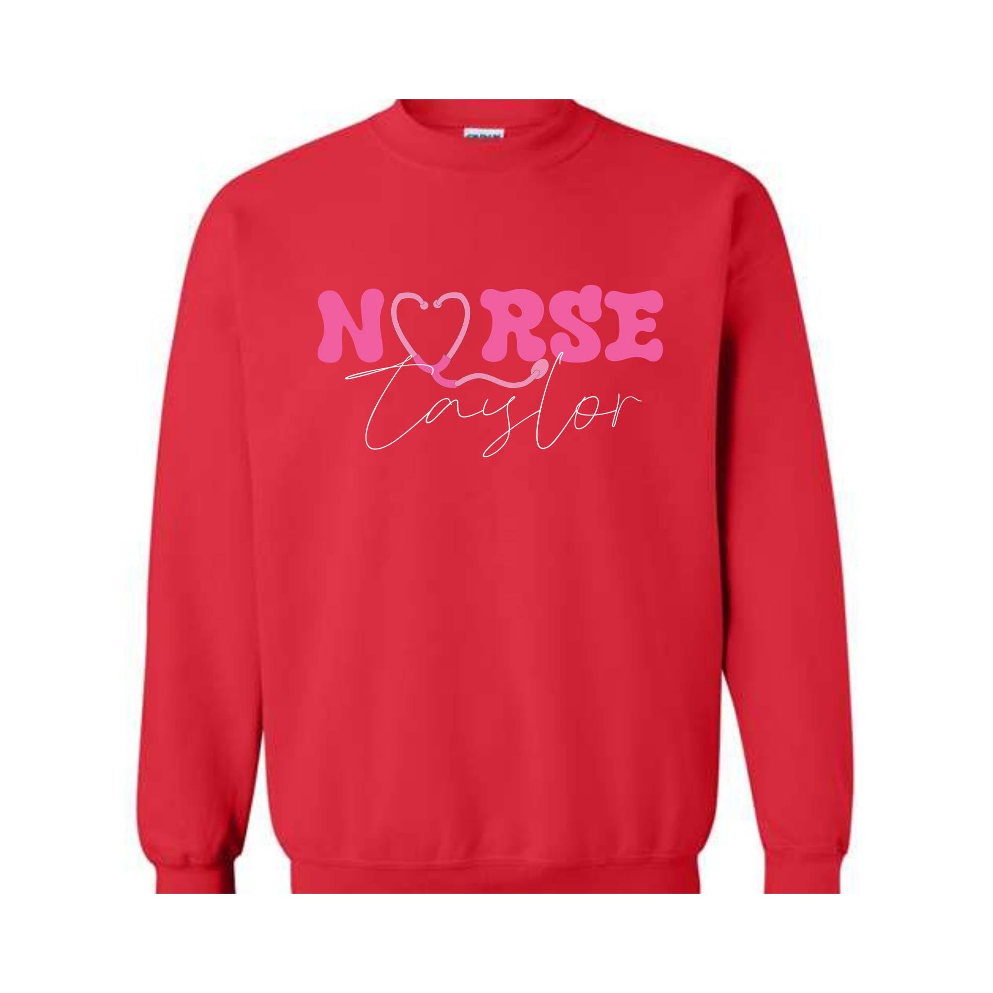 Custom In My Nurse Era Sweatshirt, Personalized Gift For Nurse Sweatshirt, Cool Nurse Sweatshirt, Registered Nurse, ER Nurse