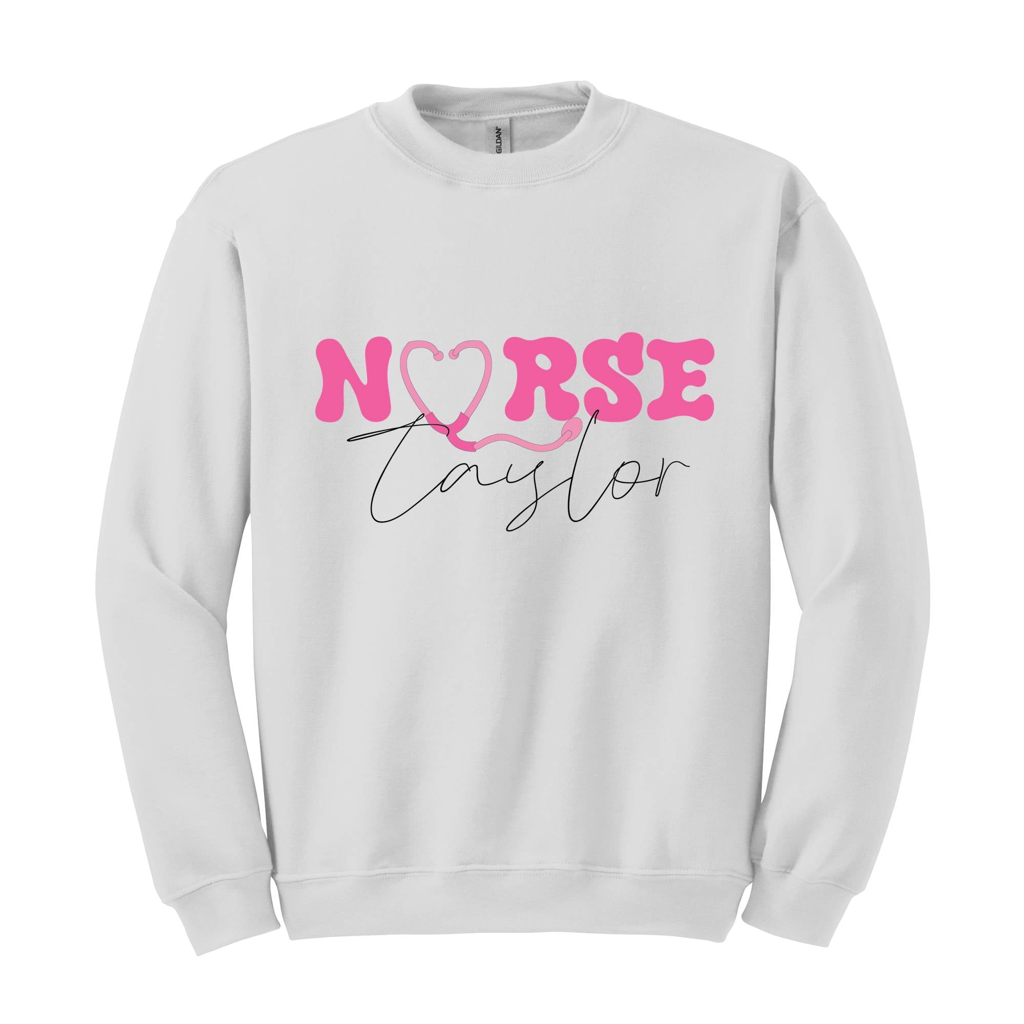 Custom In My Nurse Era Sweatshirt, Personalized Gift For Nurse Sweatshirt, Cool Nurse Sweatshirt, Registered Nurse, ER Nurse