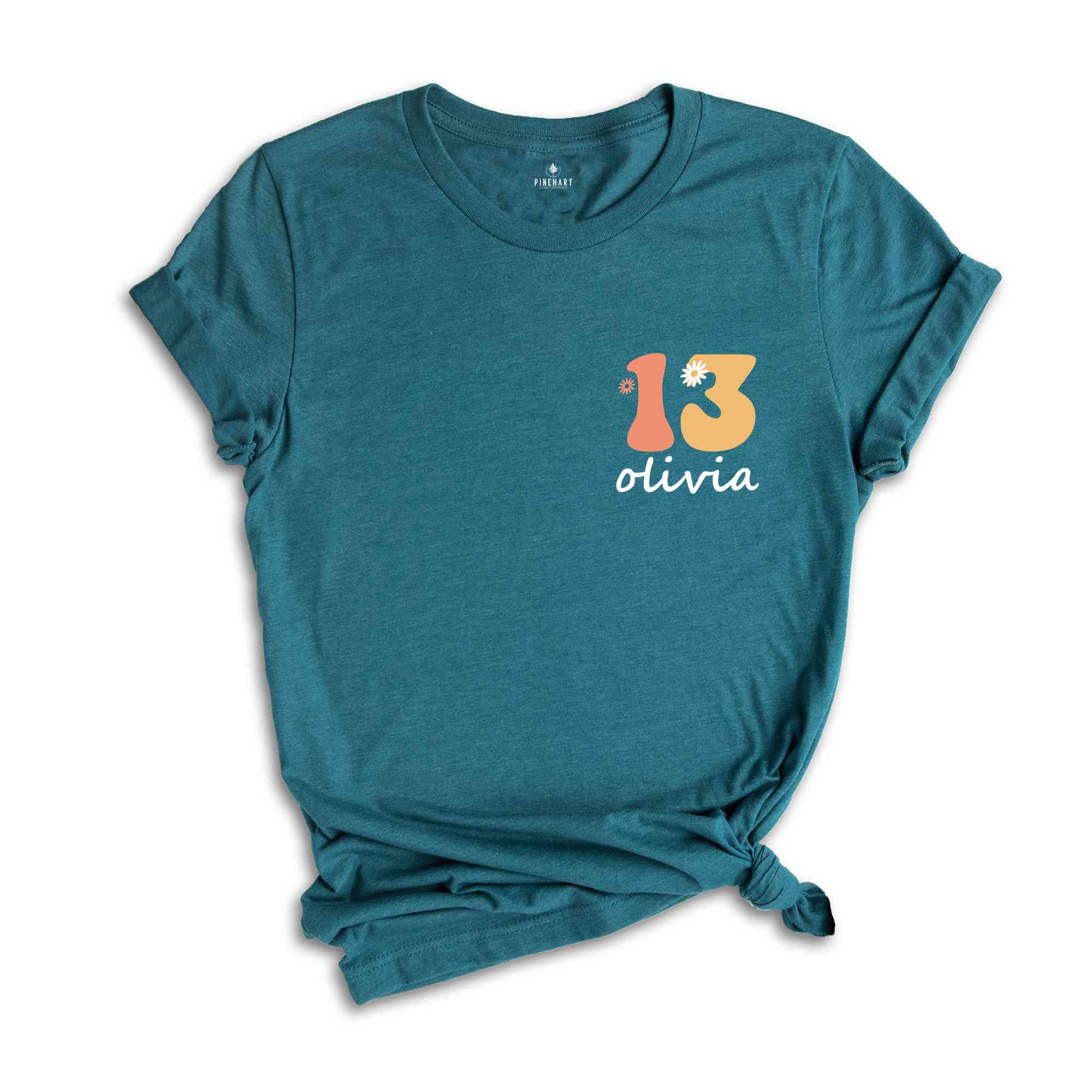 Custom In My Teenage Era Shirt, Personalized Teenager Shirt, 13th Birthday Shirt For Teen, Thirteenth Birthday Party Gift