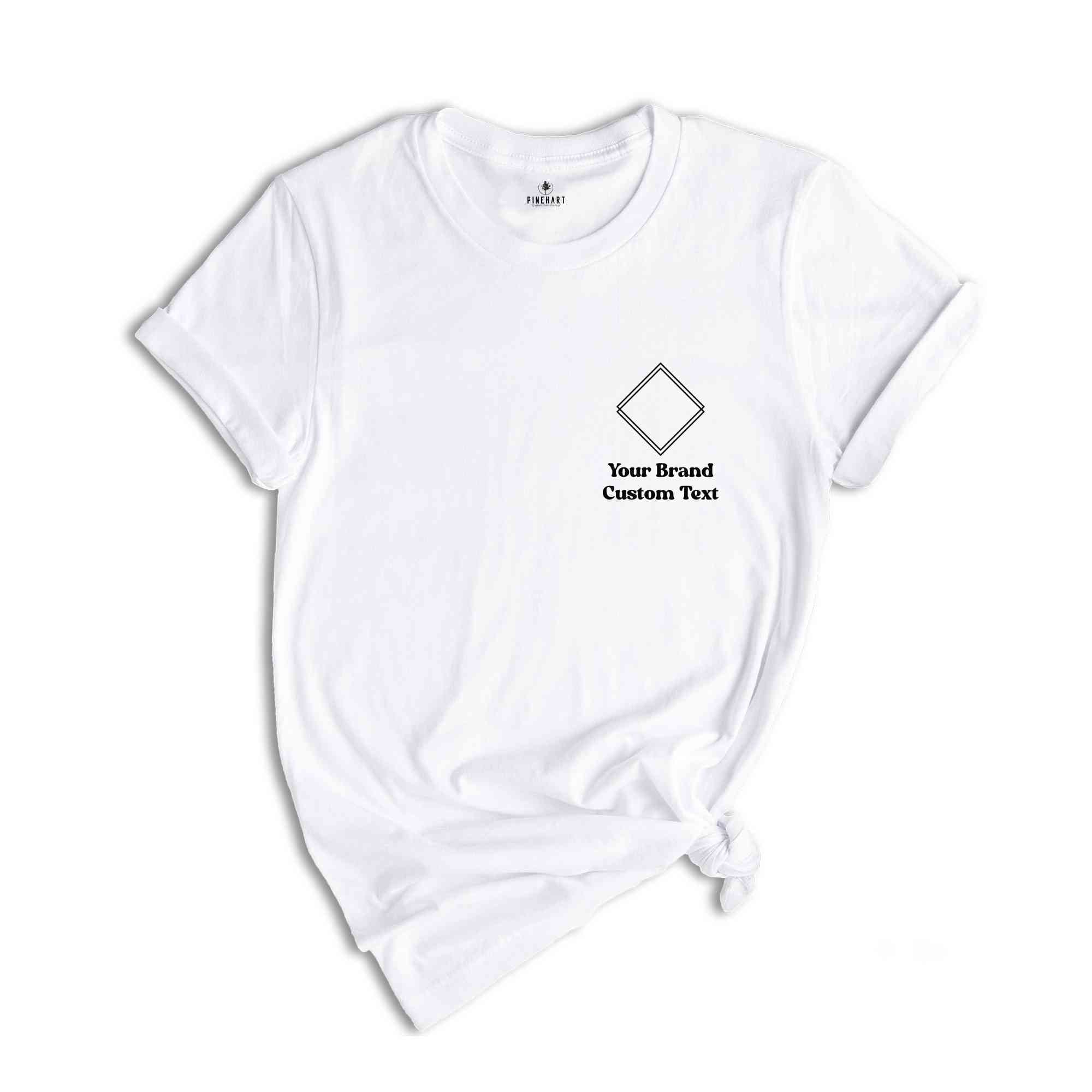 Custom Logo Design T-Shirt, Business Logo Shirt, Company Logo Gifts, Brand Logo Matching Shirts, Customized Company Shirts