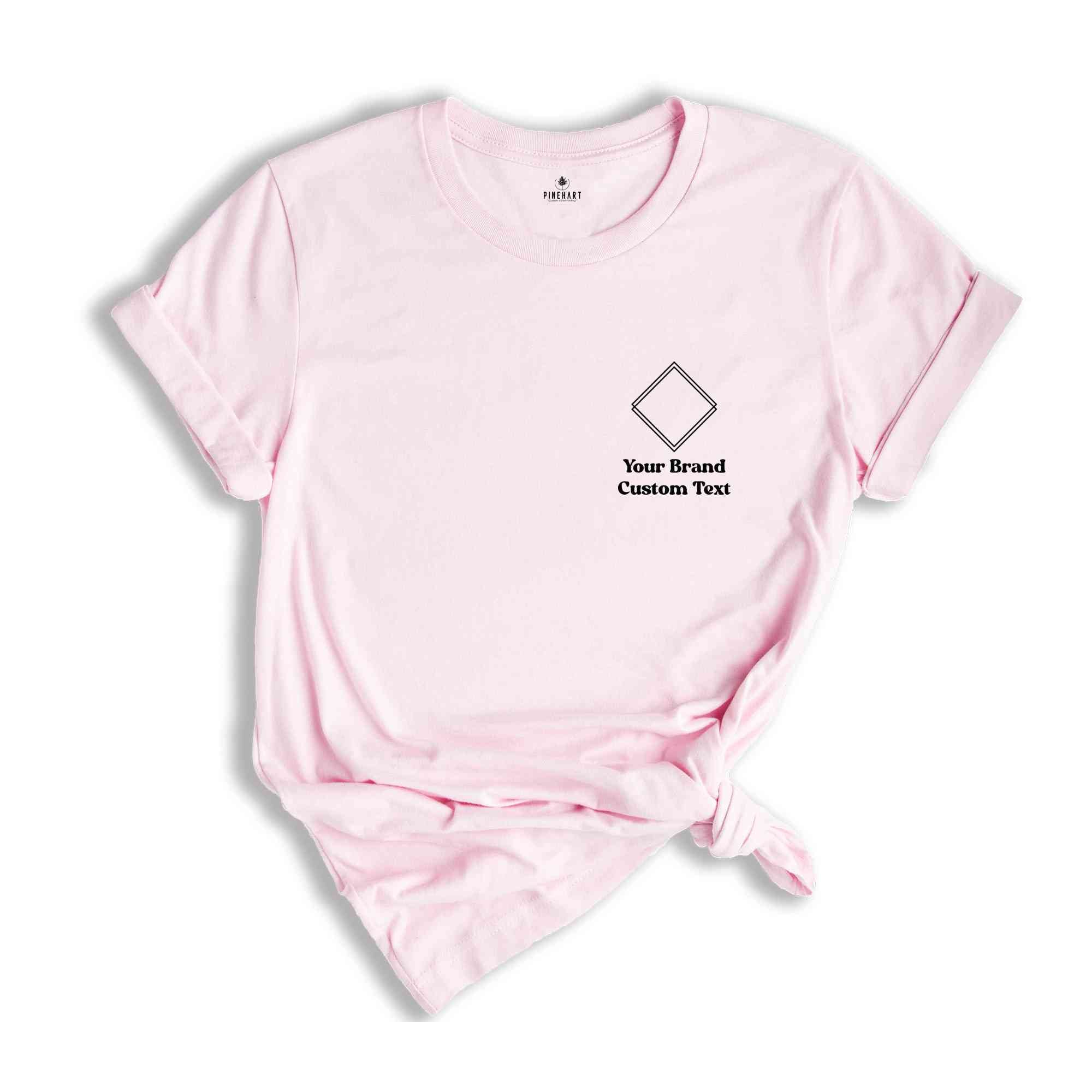 Custom Logo Design T-Shirt, Business Logo Shirt, Company Logo Gifts, Brand Logo Matching Shirts, Customized Company Shirts