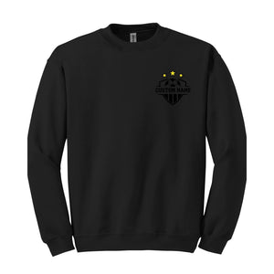 Custom Team Name Hoodie, Custom Player Name Shirt, Custom Soccer Hoodie, Custom Football Sweatshirt, Personalized Football Hoodie