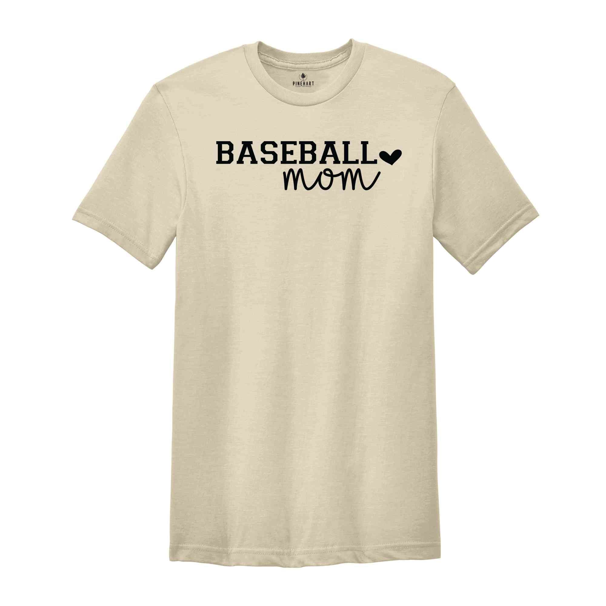Customized Baseball Mom T-Shirt, Baseball Shirt, Custom Baseball Shirt, Game Day Shirt, Baseball Mom Shirt