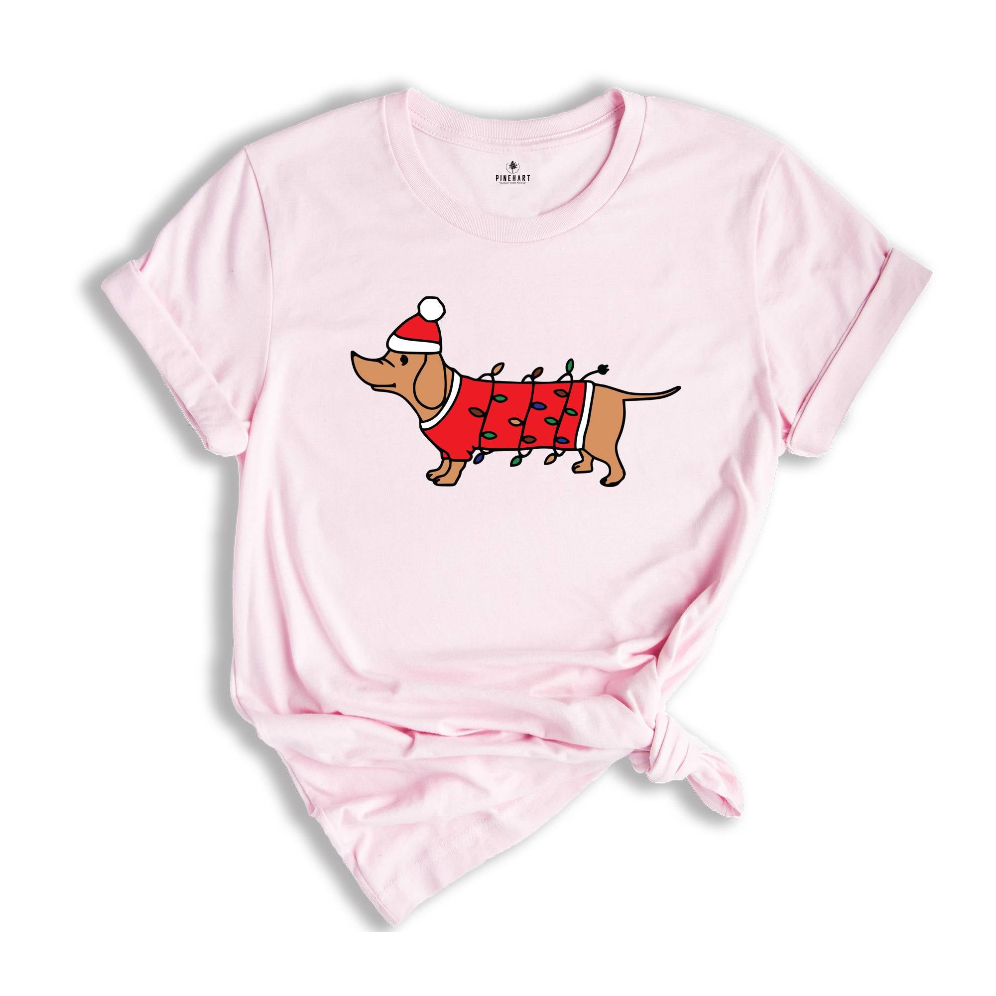 Cute Christmas Dog Shirt, Christmas Shirt, Dog Lover Shirt ,Funny Christmas Gift, Santa Claus Shirt, Holiday Shirt