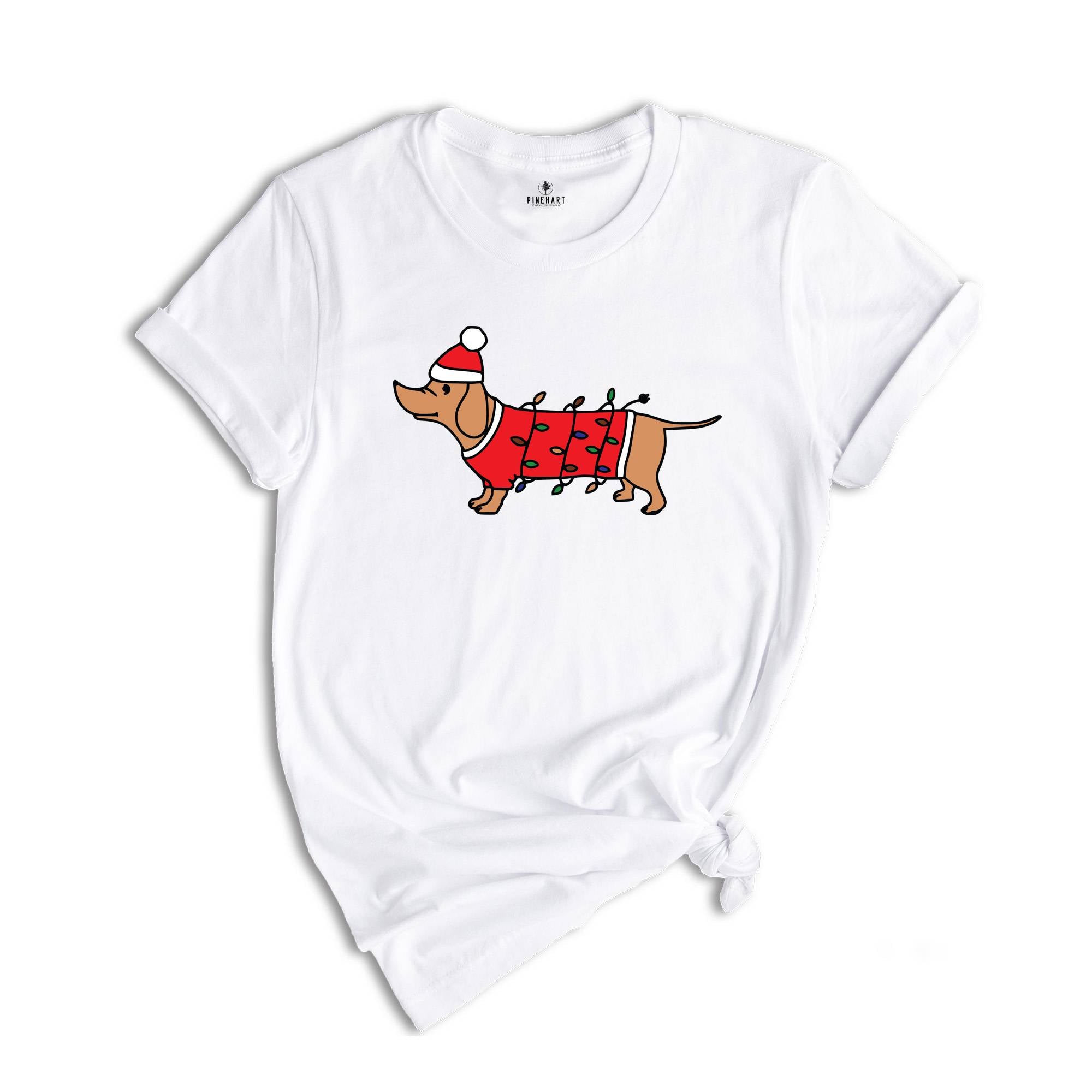 Cute Christmas Dog Shirt, Christmas Shirt, Dog Lover Shirt ,Funny Christmas Gift, Santa Claus Shirt, Holiday Shirt