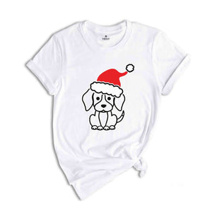 Cute Christmas Dog T-Shirt, Christmas Gift For Dog Owner, Winter Dog Tee, Animal Lover Christmas Shirt