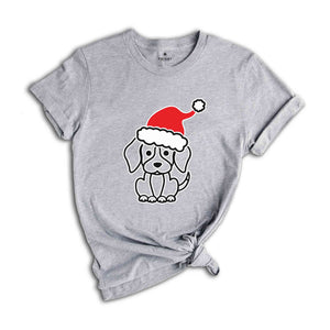 Cute Christmas Dog T-Shirt, Christmas Gift For Dog Owner, Winter Dog Tee, Animal Lover Christmas Shirt
