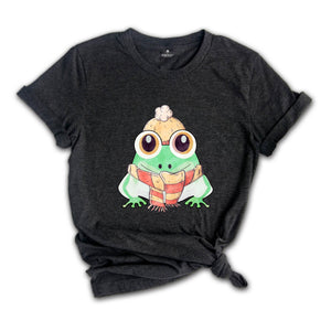 Cute Christmas Frog Tee, Funny Frog Shirt, Christmas Animal Shirt, Christmas Pajamas, Christmas Costume, Adorable Frog T-Shirt