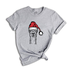 Cute Christmas Llama Shirt, Funny Christmas Shirt, Christmas Vibes T-Shirt, Christmas Party Shirt, Cute Llama Shirt, Christmas Pajamas